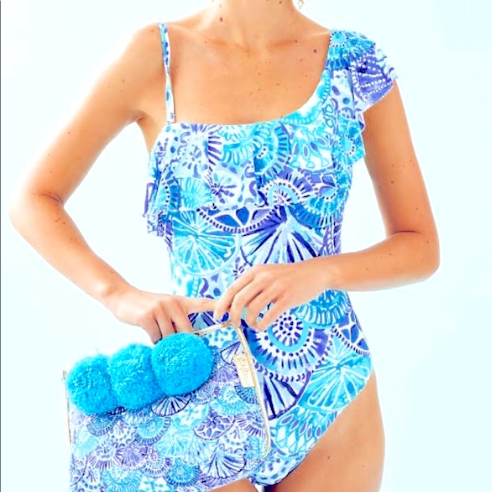 Lilly Pulitzer Tropes One-Piece Swimsuit